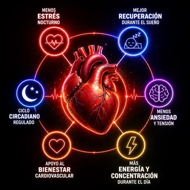SUPERMAGNESIO Y MELATONIN + ASHWAGANDHA - CORAZON