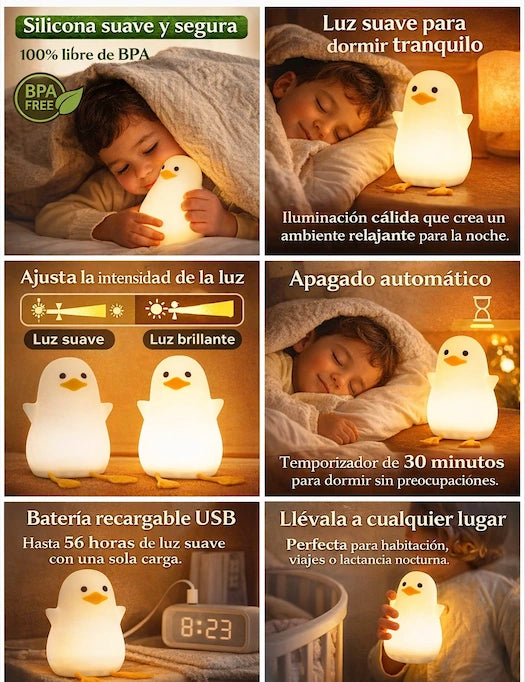 Lampara pato patas largas