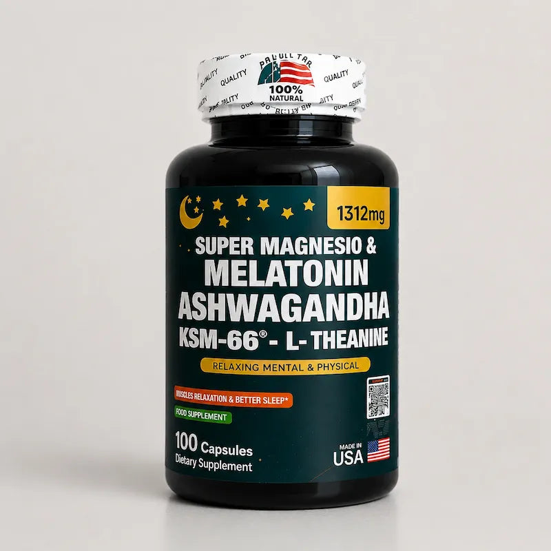 SUPERMAGNESIO Y MELATONIN + ASHWAGANDHA - CORAZON